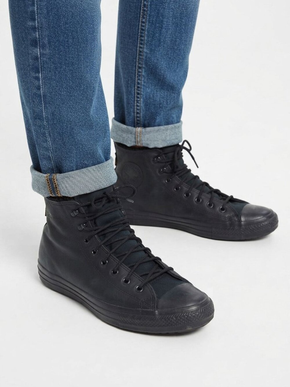 Converse Black Chuck Taylor All Star Gore-Tex Leather Winter Boots Men's 11